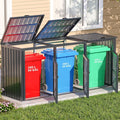 AECOJOY Outdoor Trash Can Storage Shed by AECOJOY