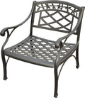 Crosley Furniture Sedona Outdoor Chair, Cast Aluminum Patio Chairs by CrosleyFurniture