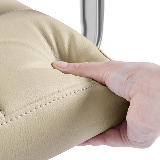 Yaheetech Bar Stools Set of 2, PU Leather Adjustable Swivel Barstools, - Image 8