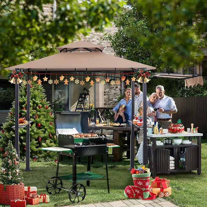 ABCCANOPY Grill Gazebo with Extra Awning - Image 2