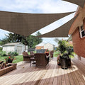 Patio Paradise 6' x 6' x 5'10" Sun Shade Sail Triangle Canopy, Permeable Shade by Patio