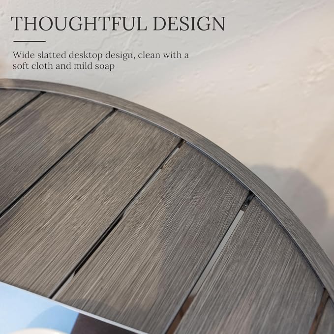 VICLLAX 53" Outdoor Round Patio Table - Image 3