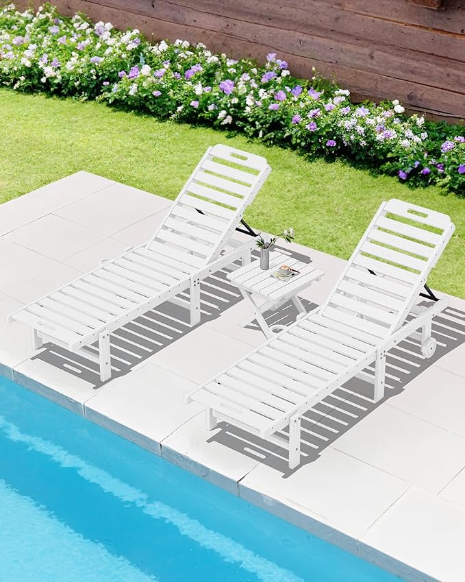 SERWALL Folding Outdoor Side Table Set of 4, Small Adirondack Side Table - Image 12