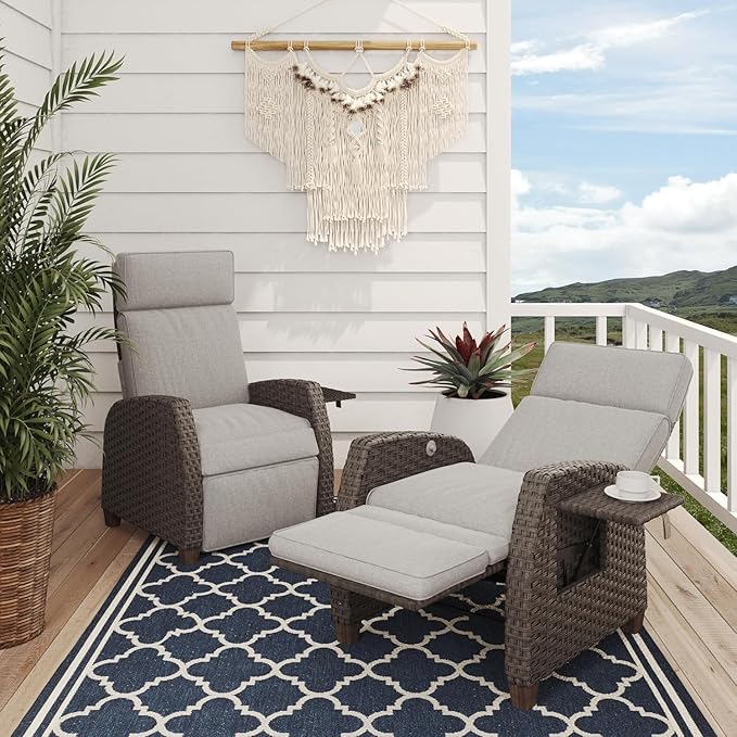 Grand patio Outdoor Reclining Chairs by GrandPatio