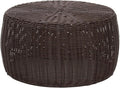 Household Essentials Handwoven Resin Storage Stool Ottoman by HouseholdEssentials