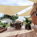 Patio Paradise 25' x 25' x 25' Sun Shade Sail Triangle Canopy Shade Cloth by Patio