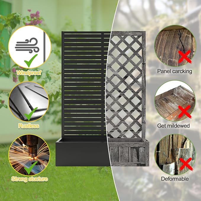FENCY Metal Raised Garden Bed - Image 4
