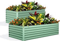 Garvee 2PCS 6x3x2ft Galvanized Raised Garden Bed Outdoor, Rust-Resistant Raised by Garvee