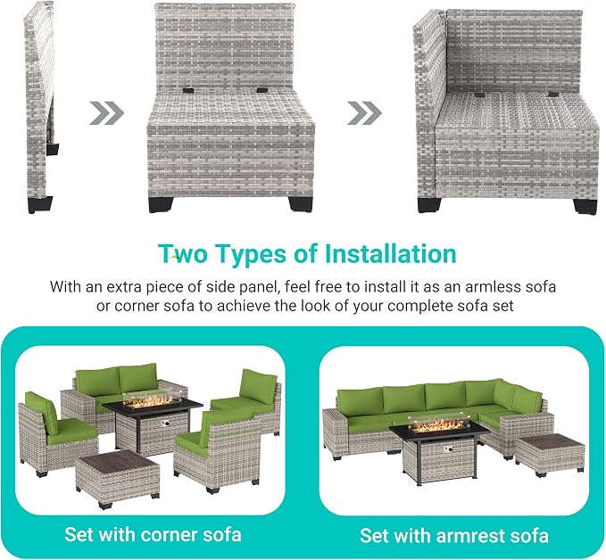 16-Piece Outdoor Patio Furniture Set - Image 4
