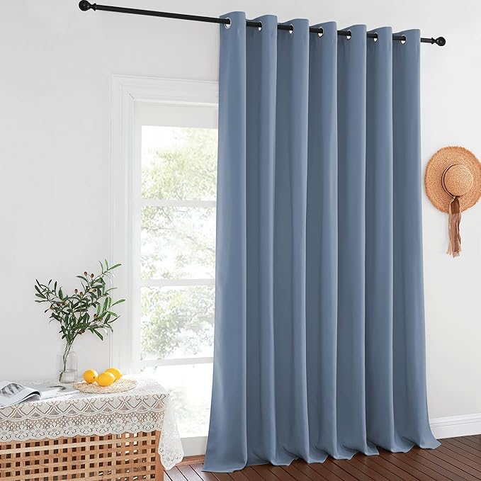 NICETOWN Stone Blue Blackout Curtains by NICETOWN