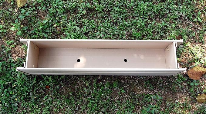 New Age Garden ECOFLEX 36" Window Box Planter, Moisture Resistant Outdoor - Image 4