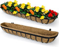 2 Pack 48 Inch Window Deck Railing Planter Boxes by BeapTcely
