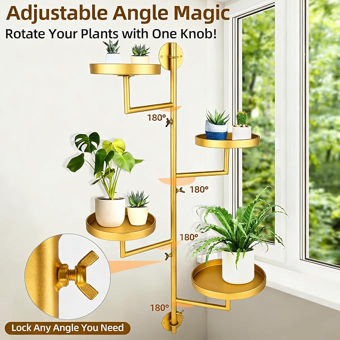 Rotating Window Plant Shelves - Image 2