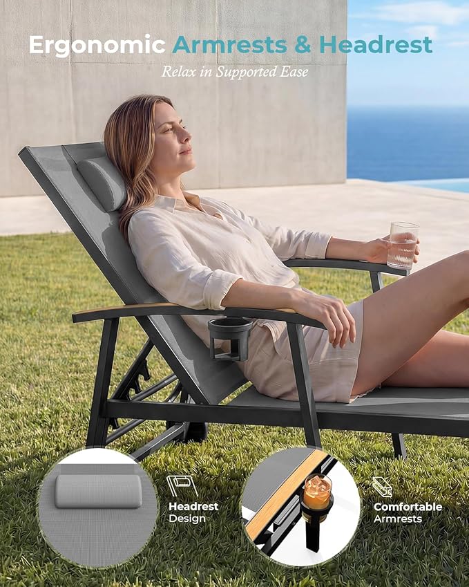 Ciokea Outdoor Lounge Chair - Image 3