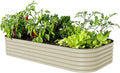 Vego garden Raised Garden Bed Kit, Pearl White by VegoGarden