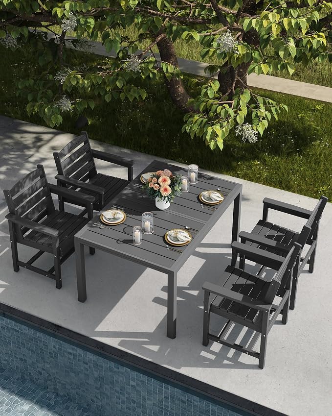SERWALL Outdoor Expandable Dining Table 60" - Image 9