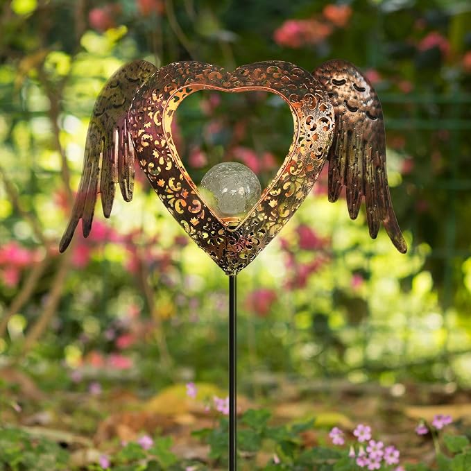 KAIXOXIN LEDs Solar Heart Stake Lights - Image 3