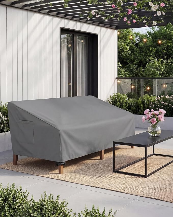 Vailge Heavy Duty Patio Sofa Cover, 100% Waterproof 3-Seater Outdoor Sofa Cover - Image 7