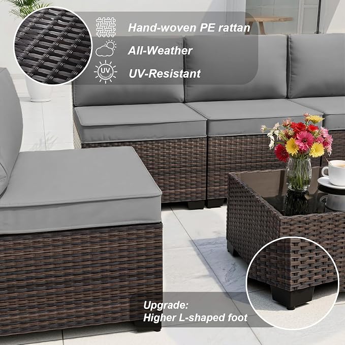 ALAULM Patio Furniture Set - Image 4