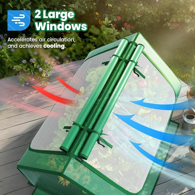 Quictent 4x3x2ft Galvanized Raised Garden Bed - Image 5