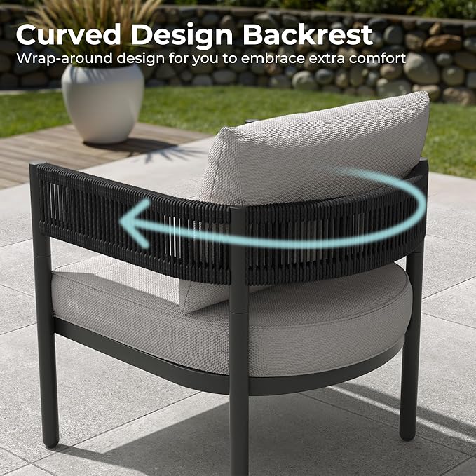 Grand patio 4-Piece Outdoor Conversation Set - Image 4