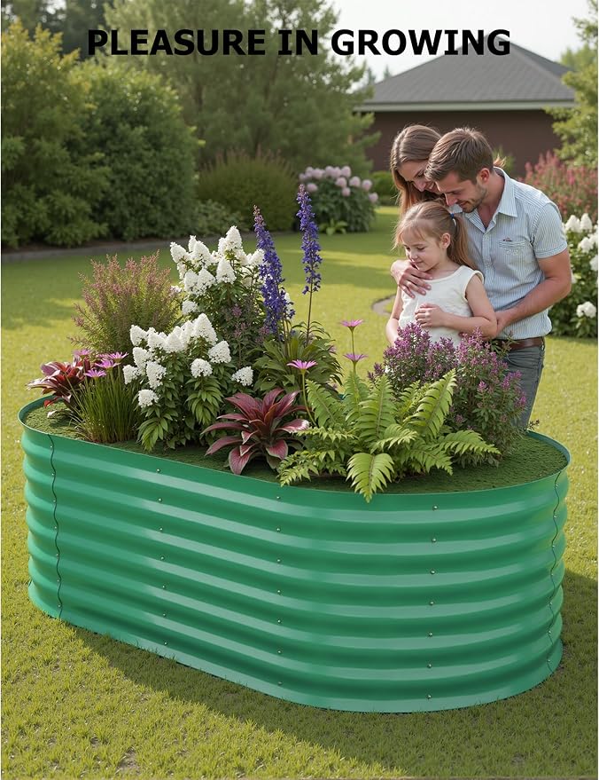 GarveeLife 6x3x2 ft Galvanized Raised Garden Bed - Image 6