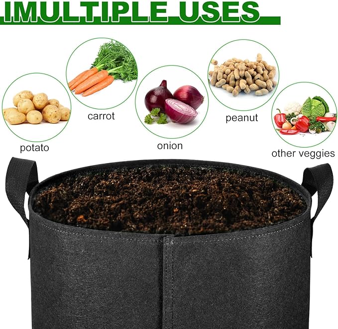 4-Pack 10 Gallon Potato Grow Bags - Image 6