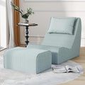 Giant Bean Bag Chair for Adults, Corduroy Chaise Lounge by SnugSofeeFoamSofa