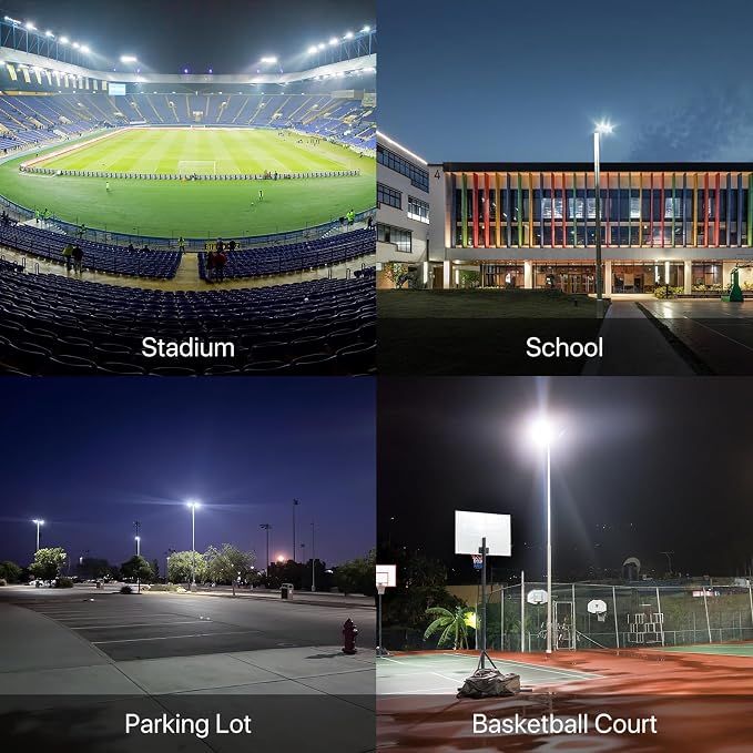 HYPERLITE Led Parking Lot Light - 400W UL Listed LED Stadium Lights - Image 9