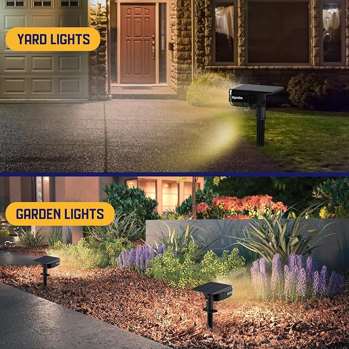 Kyosho Solar Spot Lights Outdoor, IP67 Waterproof 38 LED Solar Powered - Image 6