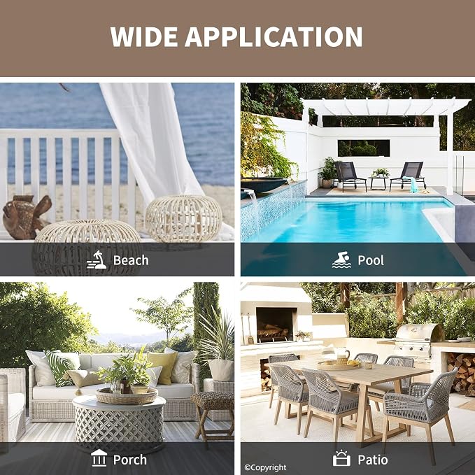 Waterproof Outdoor Curtain W105 x L84 - Image 8