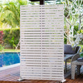 6FT Metal Privacy Screen Outdoor Privacy Panel and Garden Divider, by Unknown