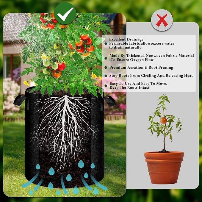 2 Pack 20 Gallon Potato Grow Bags - Image 3