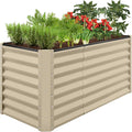 Best Choice Products 4x2x2ft Outdoor Metal Raised Garden Bed, Deep Root Planter by BestChoiceProducts