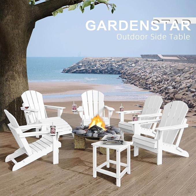 Outdoor Side Tables Adirondack, HDPE Small Table - Image 6