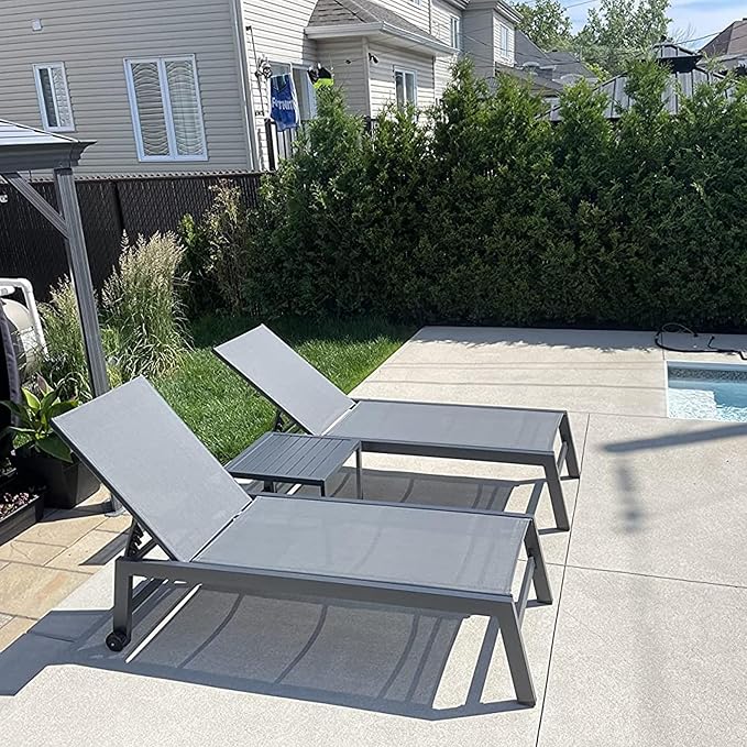 PURPLE LEAF Outdoor Chaise Lounge by PURPLELEAF
