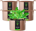 VIVOSUN 5-Pack 15 Gallons Grow Bags Heavy Duty Thickened Nonwoven Fabric Pots by VIVOSUN