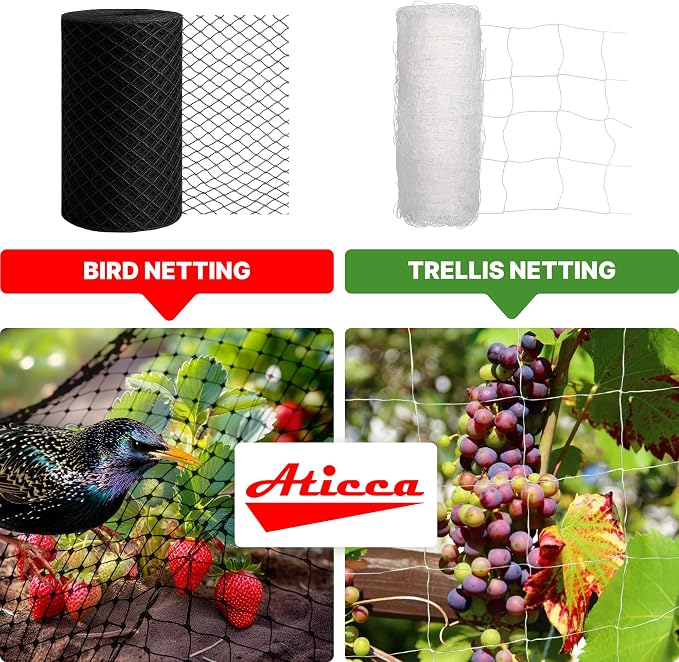 Heavy Duty Bird Netting for Garden Protection & Fruit Trees, 15x15 Ft - Image 5