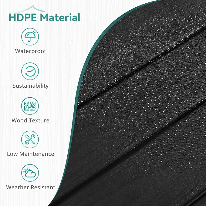 37.5" H Outdoor Bar Table，HDPE Bar Height Table - Image 4
