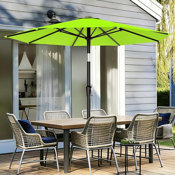 AreShark 9 FT Patio Umbrella for Outdoor, Outdoor Umbrella - Image 2