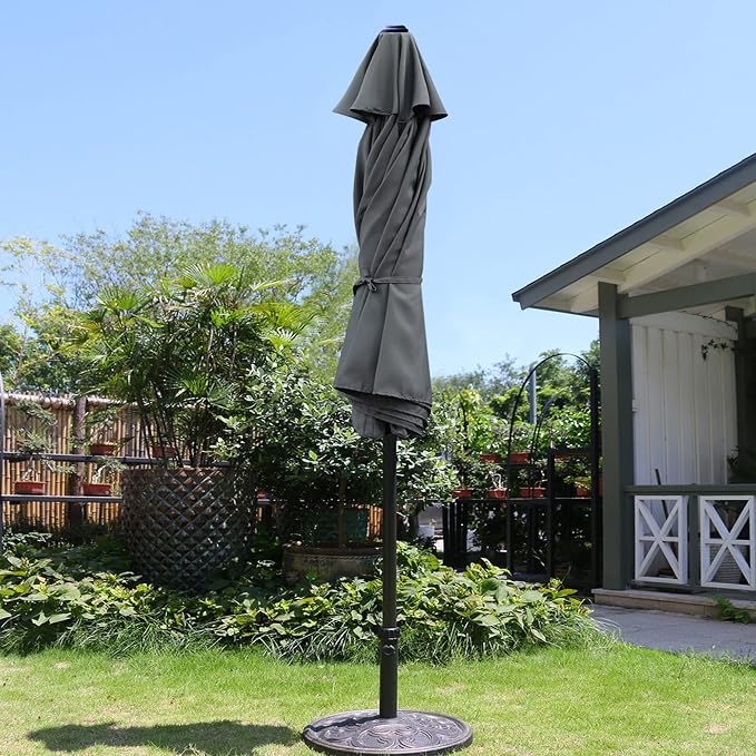 Sunnyglade 9' Patio Umbrella Outdoor Table Umbrella - Image 4