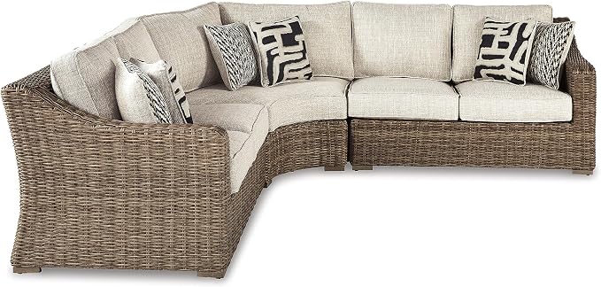 Signature Design by Ashley Beachcroft Costal Nuvella Weather Resistant Fabric by SignatureDesignbyAshley