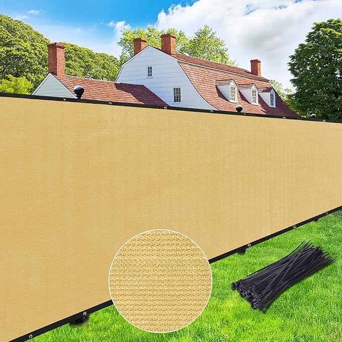 UPGRADE 6' x 50' Privacy Screen Fence Commercial Shade Cover by UPGRADE