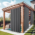 NICETOWN Gazebo Curtains for Patio Waterproof Extra Wide 2 Panels, W84 x L84 by NICETOWN