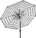 Best Choice Products 10ft Solar Polyester LED Lighted Patio Umbrella w/Tilt by BestChoiceProducts