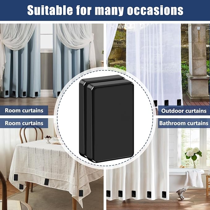 36 Pcs Outdoor Curtain Weights, Plastic Wrapped Heavy Duty Curtain Weights - Image 7