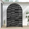 Casaphoria 72" H x 47" W Arched Metal Privacy Screen by Casaphoria