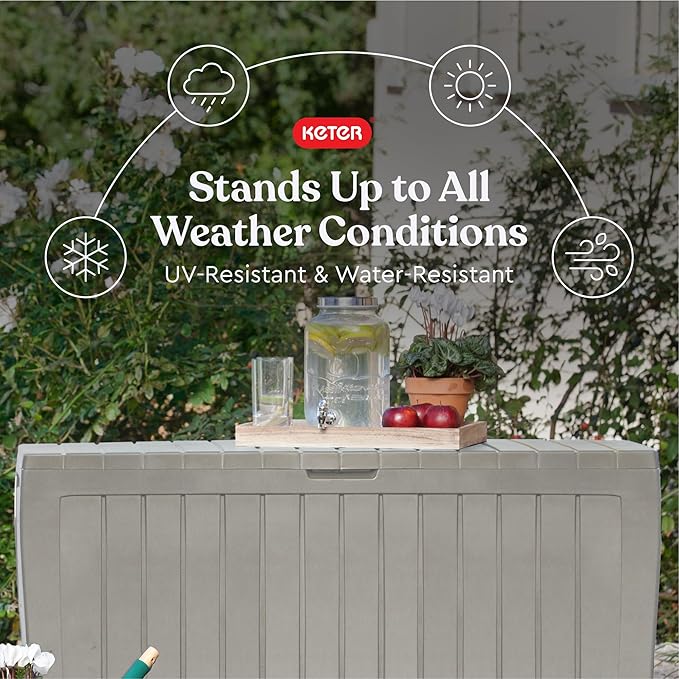Keter Marvel Plus 71 Gallon Resin Outdoor Storage Box - Image 3