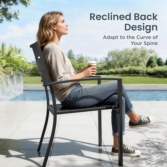 PHI VILLA 7 Pieces Outdoor Dining Set - Image 3