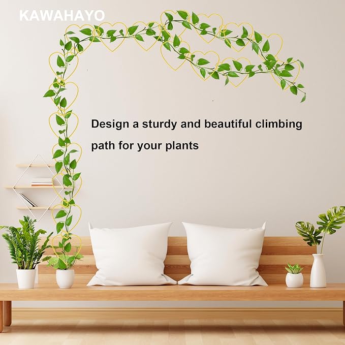 20 Pcs Chain Trellis for Climbing Plants Indoor Outdoor, Plant Trellis - Image 4